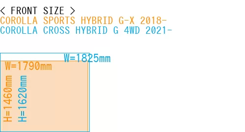 #COROLLA SPORTS HYBRID G-X 2018- + COROLLA CROSS HYBRID G 4WD 2021-